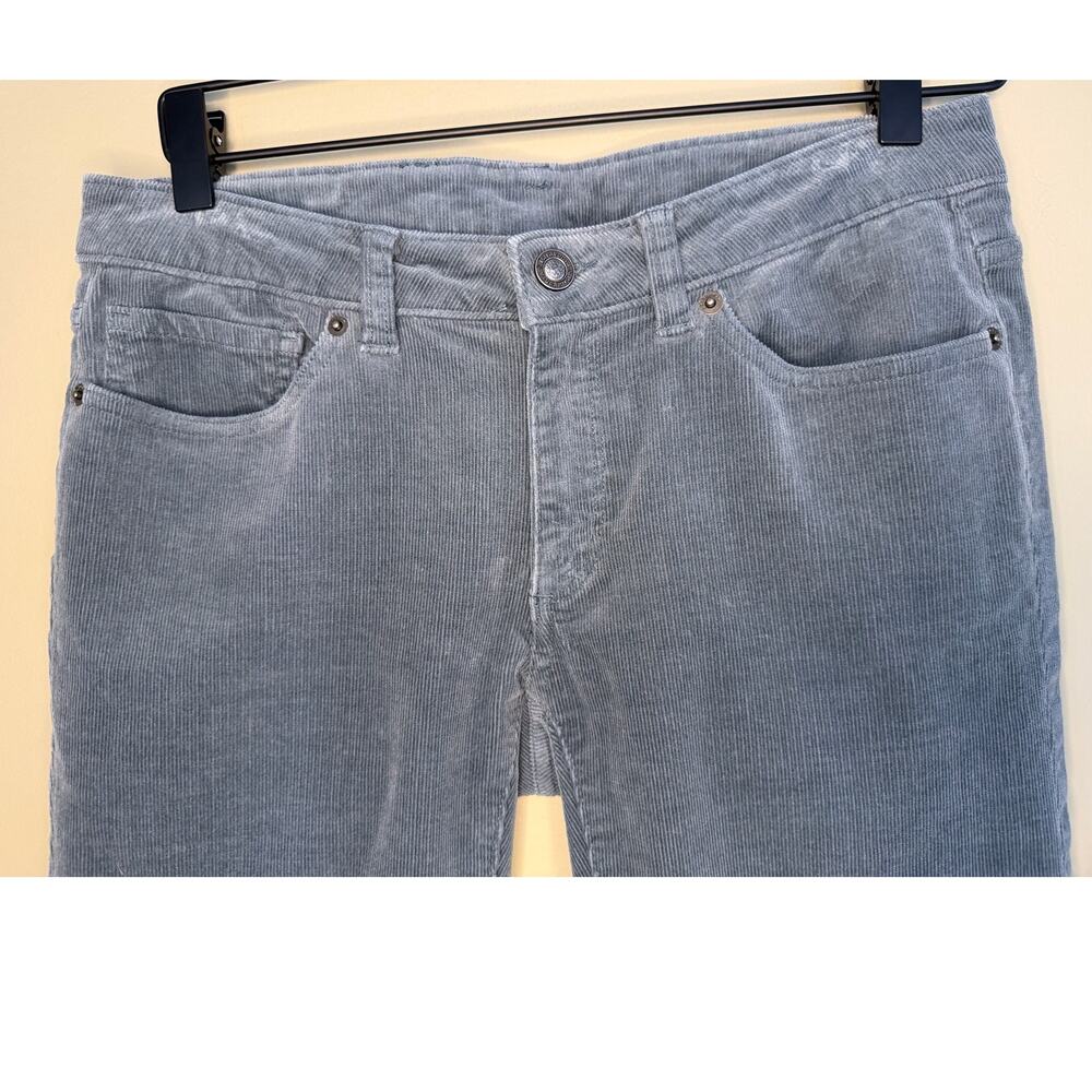 Patagonia Womens Fitted Corduroy Pants Organic Cotton Gray Blue Size 27 - Picture 3 of 9